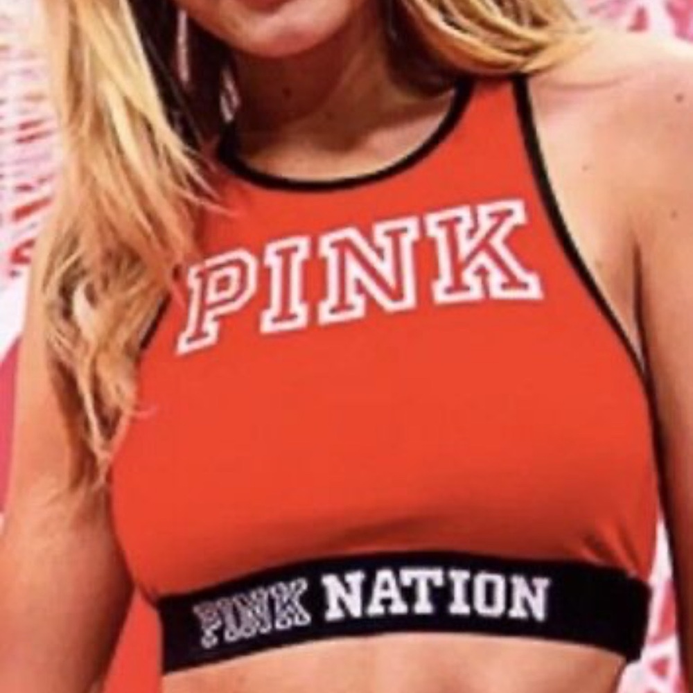 VSPINK Red Sports Bra size S